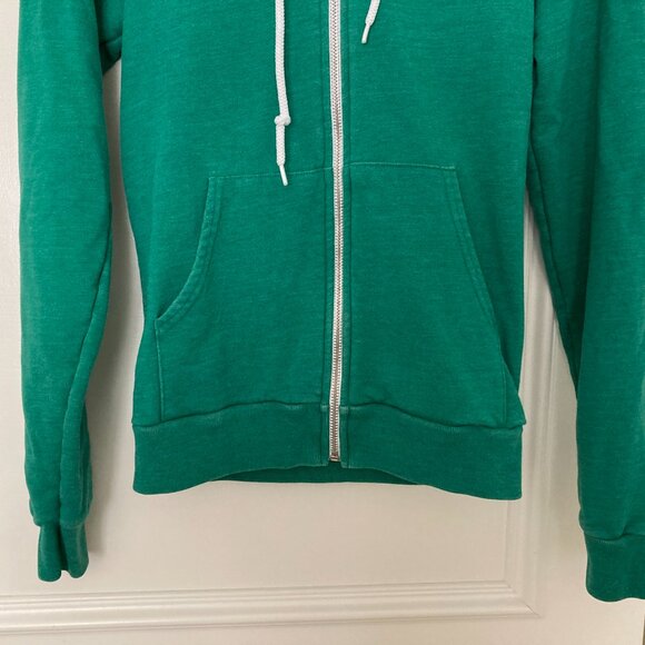 American Apparel Tri-Blend Zip Hoodie green - Picture 6 of 12
